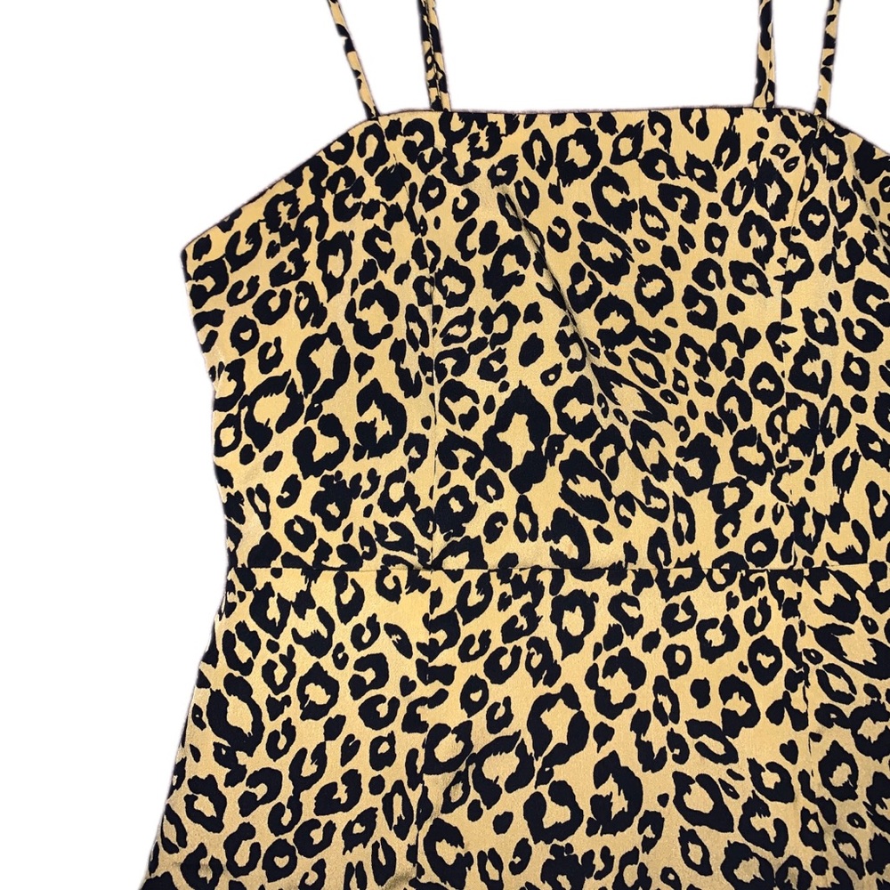 Emory Park Fitted Cheetah Print Mini Dress - Picture 3 of 6
